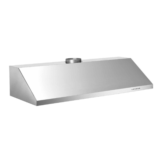 Bertazzoni KU120PRO1XA Installation Instructions Manual