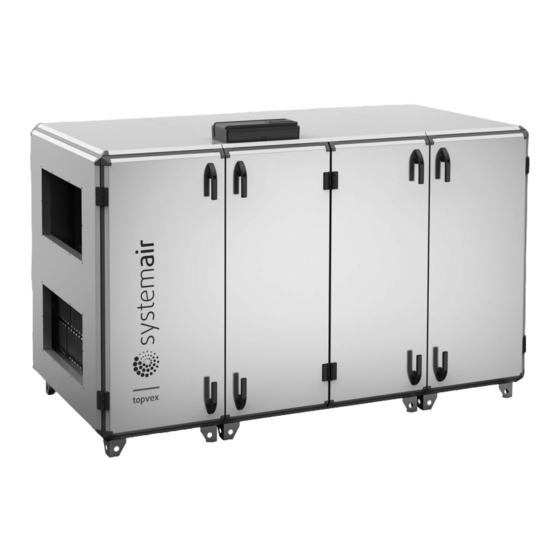 SystemAir Topvex SC Series Installation Instructions Manual