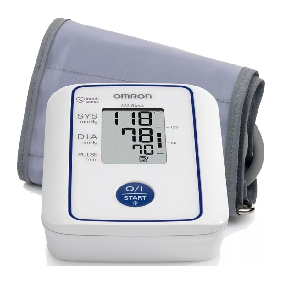 Omron M2 Basic - Digital Automatic Blood Pressure Monitor Manual