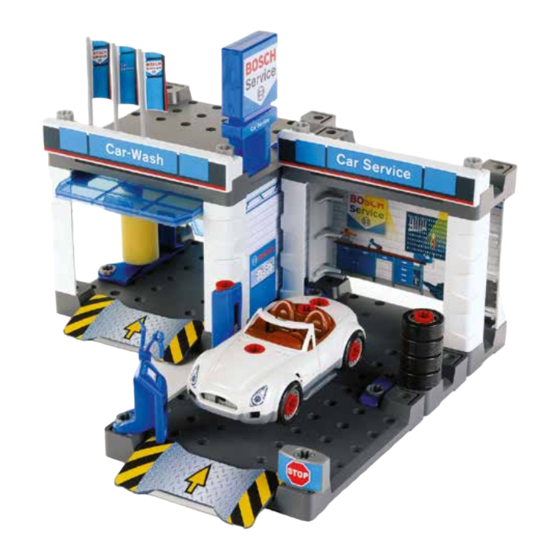 Klein Bosch Car Service Station with Car Wash 8647 Assembly Instructions