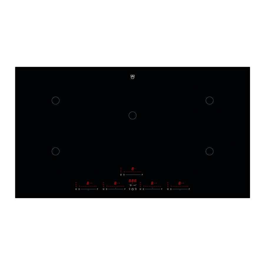 V-ZUG CookTopInduction V6000 (31114) Manual