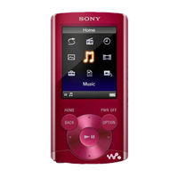 Sony NWZ-E374RED User Manual