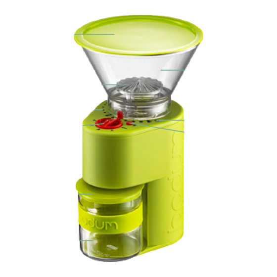 Bodum BISTRO 10903 Instructions For Use Manual