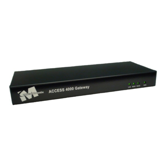 MICROTRONIX access 1000 series User Manual