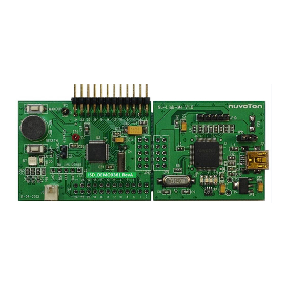 Nuvoton ISD93 Series User Manual