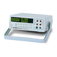 Gw Instek gpm-8212 User Manual