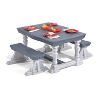 Step2 3 PIECE FARMHOUSE TABLE & BENCH SET 4939 Quick Start Manual