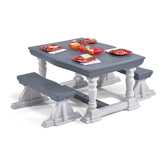STEP2 3 PIECE FARMHOUSE TABLE BENCH SET 4939 QUICK START MANUAL Pdf Download ManualsLib