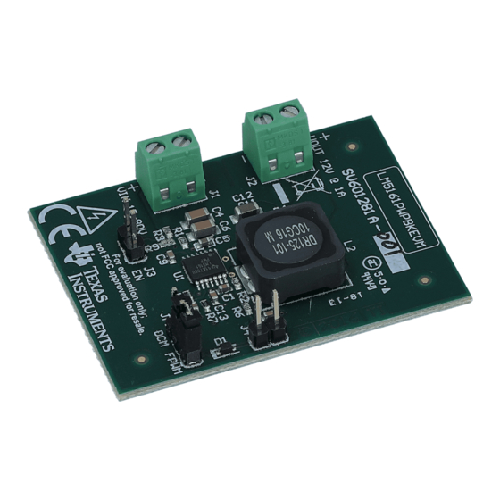 Texas Instruments LM5161PWPBKEVM User Manual