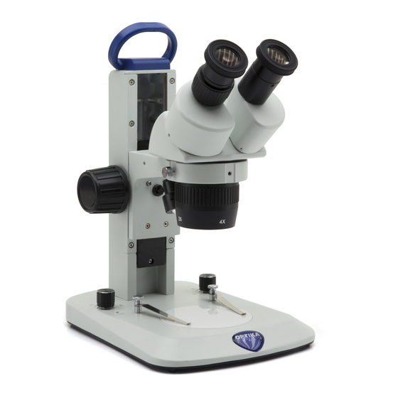 Optika Italy SLX Series Instruction Manual