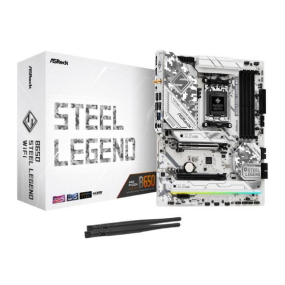 ASROCK B650 STEEL LEGEND WiFi User Manual
