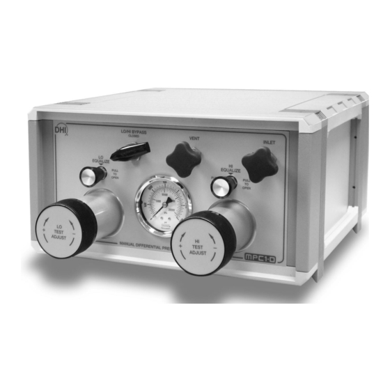 DH Instruments MPC1-D-1000 User Manual