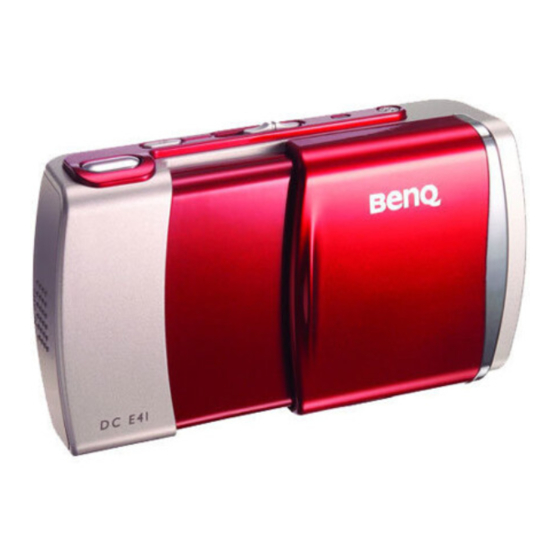 BenQ DC E41 - Digital Camera - 4.0 Megapixel User Manual