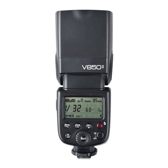 Godox V850II Manual