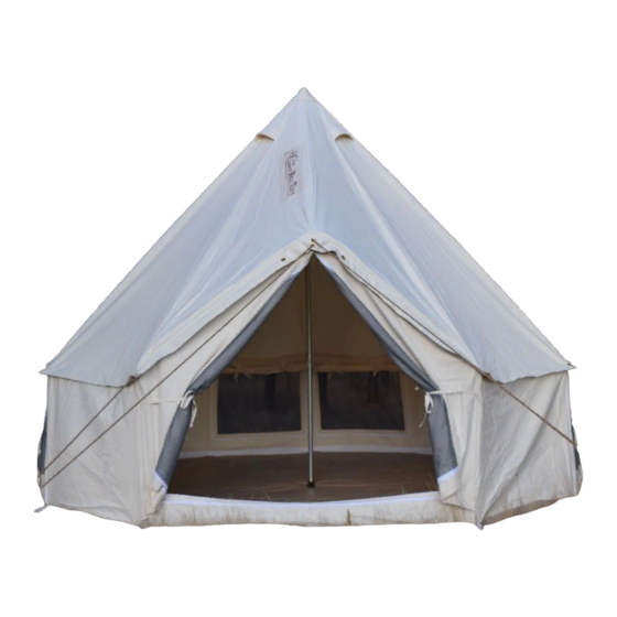 Denver Tent Company The Colorado Tent Maroon Bell Set Up & Care Instructions