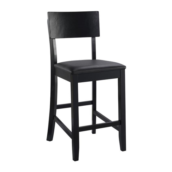 Linon 01854BLK-01-KD-U Assembly Instructions Manual
