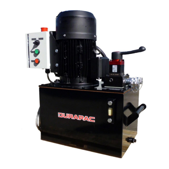 Durapac PEM4024 Instruction Manual