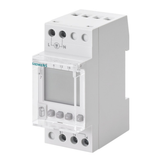Siemens 7LF4 521-0 Operating Instructions Manual