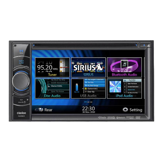 Clarion NX501 Test Report