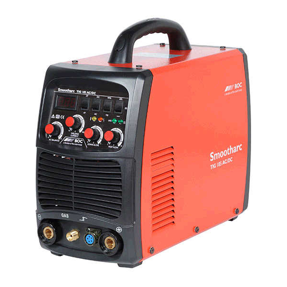 BOC Smootharc TIG185 AC/DC Operating Manual