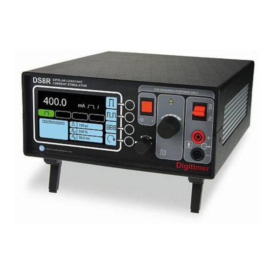 Digitimer DS8R Operator's Manual
