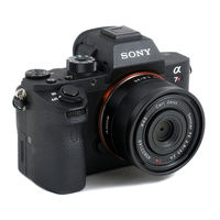 Sony ILCE-7RM2 How To Use Manual