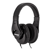 Shure SRH240 Quick Start Manual