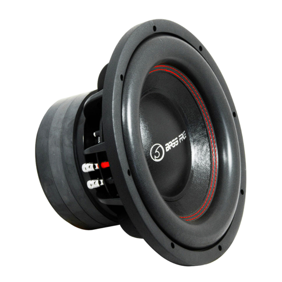 BASSFACE SPL12.3 Instruction Manual