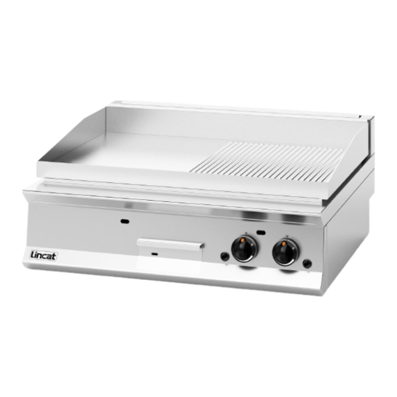 Lincat Opus 800 Installation, Operating And Servicing Instructions