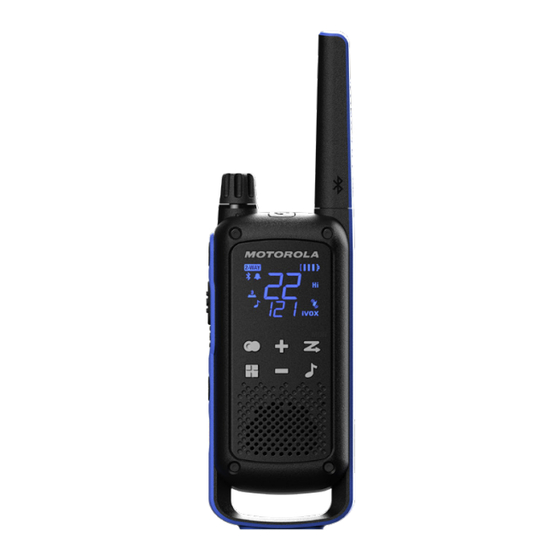 Motorola TALKABOUT T803 Series User Manual