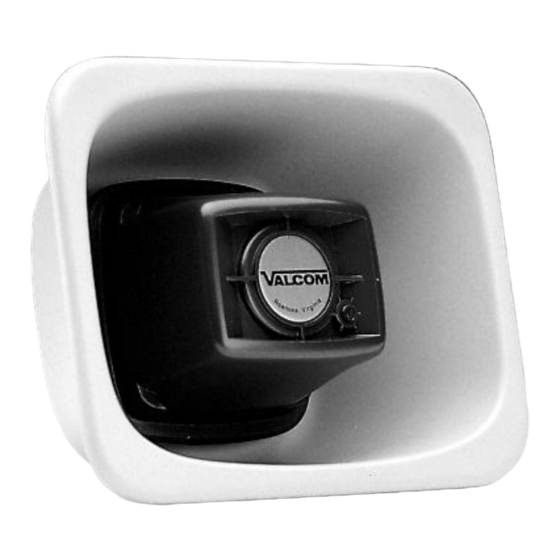 Valcom V-1090 Flexhorn Instruction Manual