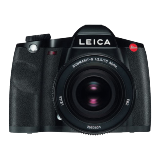Leica S2 Technical Data