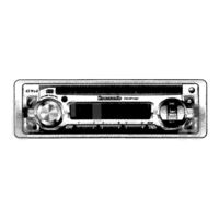 Panasonic CQDPX153U - AUTO RADIO/CD DECK Operating Instructions Manual