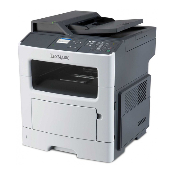 Lexmark MX310dn Quick Reference