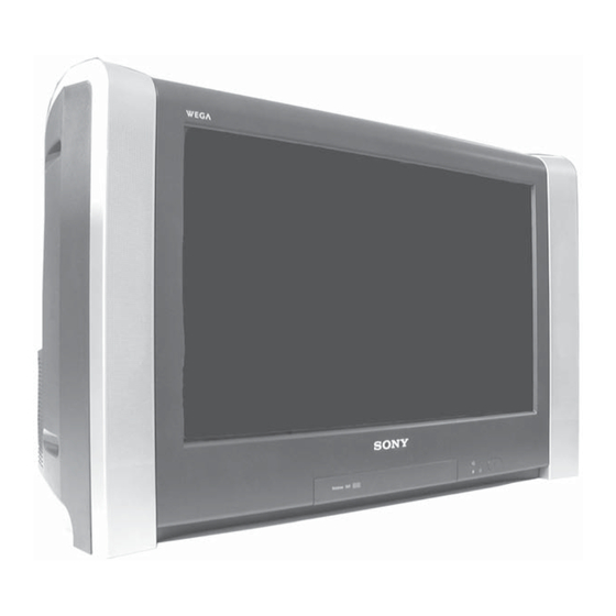 Sony Trinitron KV-32XL90E Service Manual