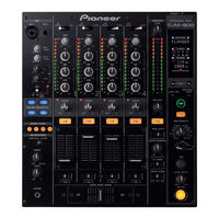 Pioneer DJM-800 Operating Instructions Manual