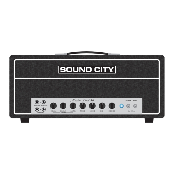 Sound City Master Lead 50 Owner's Manual