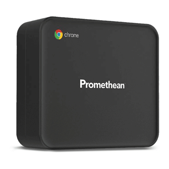 promethean PRM-Chromebox Quick Install Manual