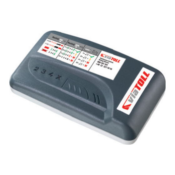 viaTOLL viaBOX Manuals