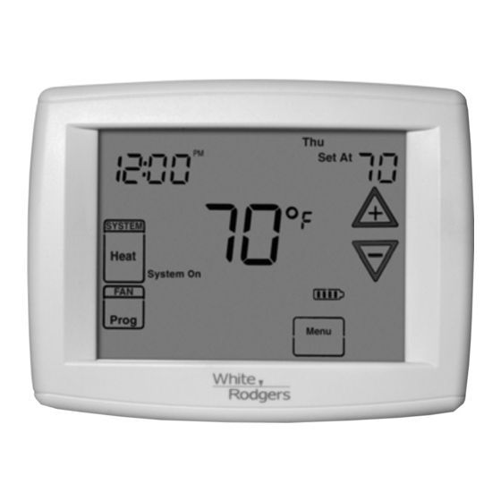 White Rodgers 90 SERIES Installation &  Configuration Manual