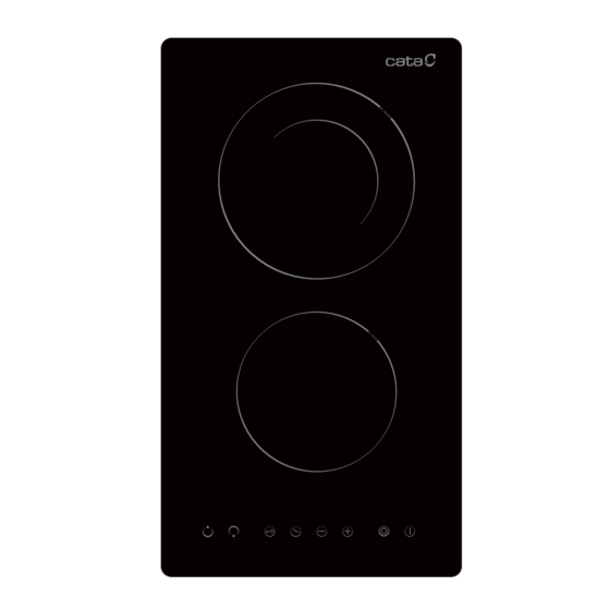 Cata T 3102 BK Installation, Use And Maintenance Instructions
