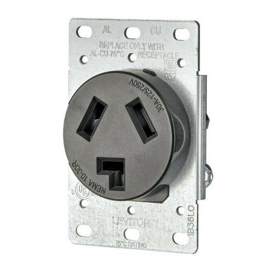 Leviton 5207-S00 Installation Manual
