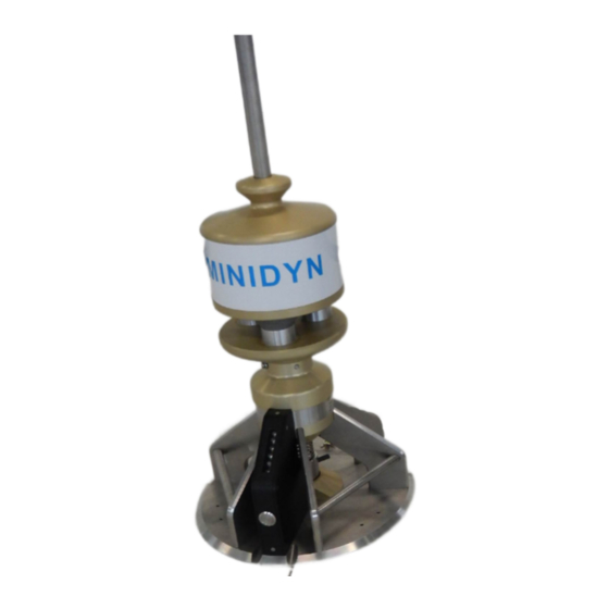 User Manuals: Rincent Minidyn V9 Deflectometer