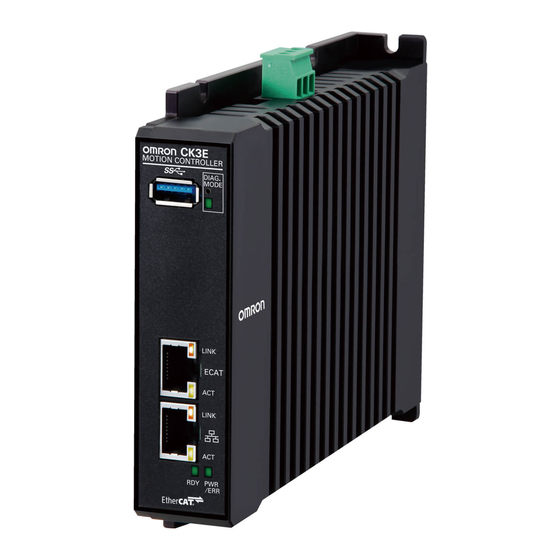 Omron CK3E Series Connection Manual