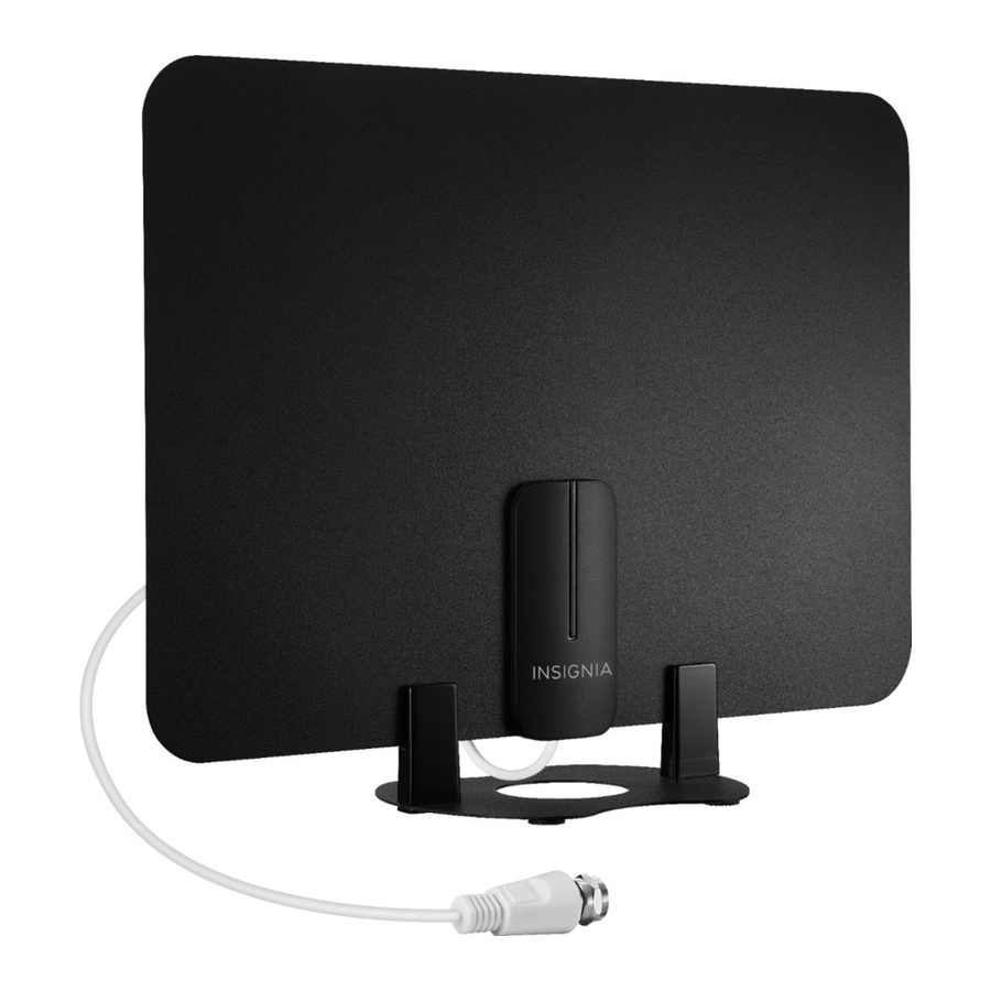 Insignia NS-ANT500HA - Amplified Ultra-Thin HDTV Antenna Manual