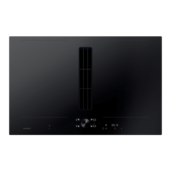 Gaggenau CV2821 1 Series Instructions For Use Manual