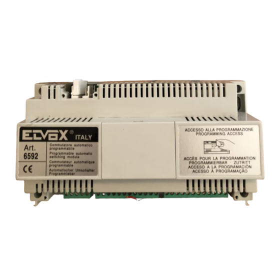Elvox 6592 Wiring Instructions