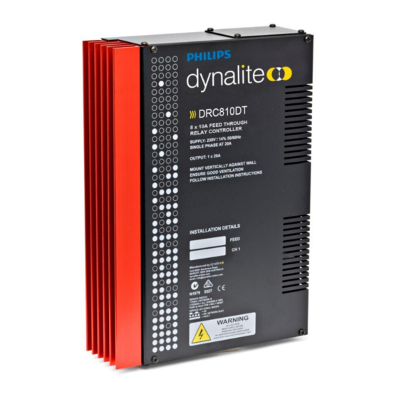 Philips Dynalite DRC810DT Installation Manual