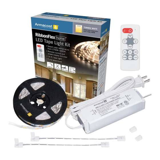 Armacost Lighting RibbonFlex Home 421501 Quick Start Manual