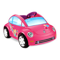 Fisher-Price POWER WHEELS VOLKSWAGEN NEW BEETLE Owner's Manual With Assembly Instructions